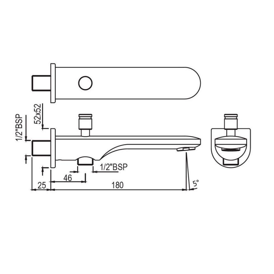 Jaquar Faucets Bath Tub Spout D Shape Bath Tub Spout Spj Price