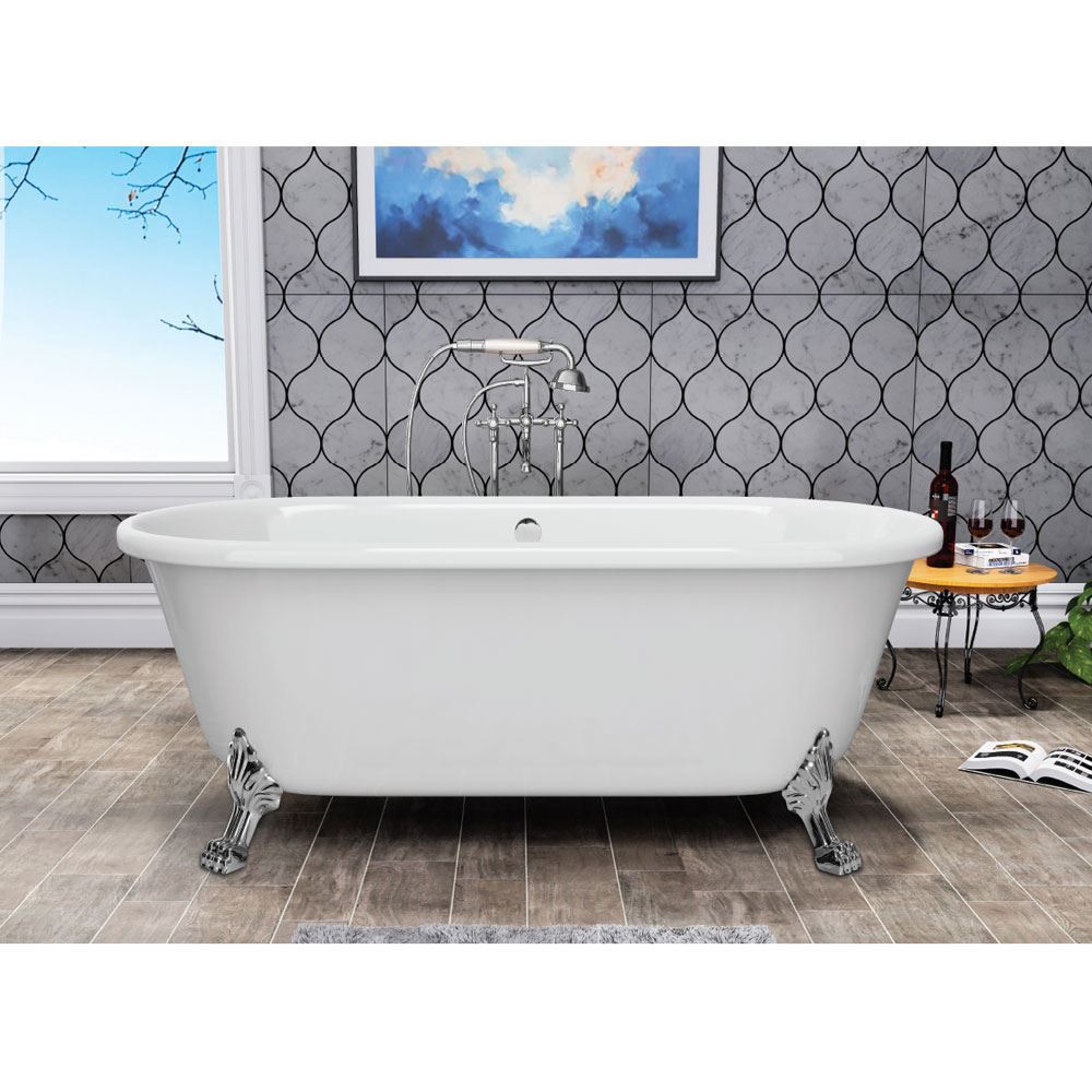 Queens Free Standing White Color Bathtub Chrome in Saudi Arabia Jaquar Queens Free Standing White Color Bathtub Chrome in Saudi Arabia Jaquar