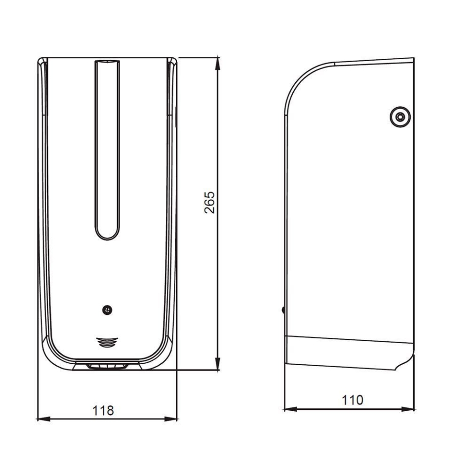 Washroom Accessories Soap Dispensers Automatic Soap Dispensers DJ0160AS in Saudi Arabia