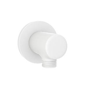 Picture of Round Wall Outlet - White Matt