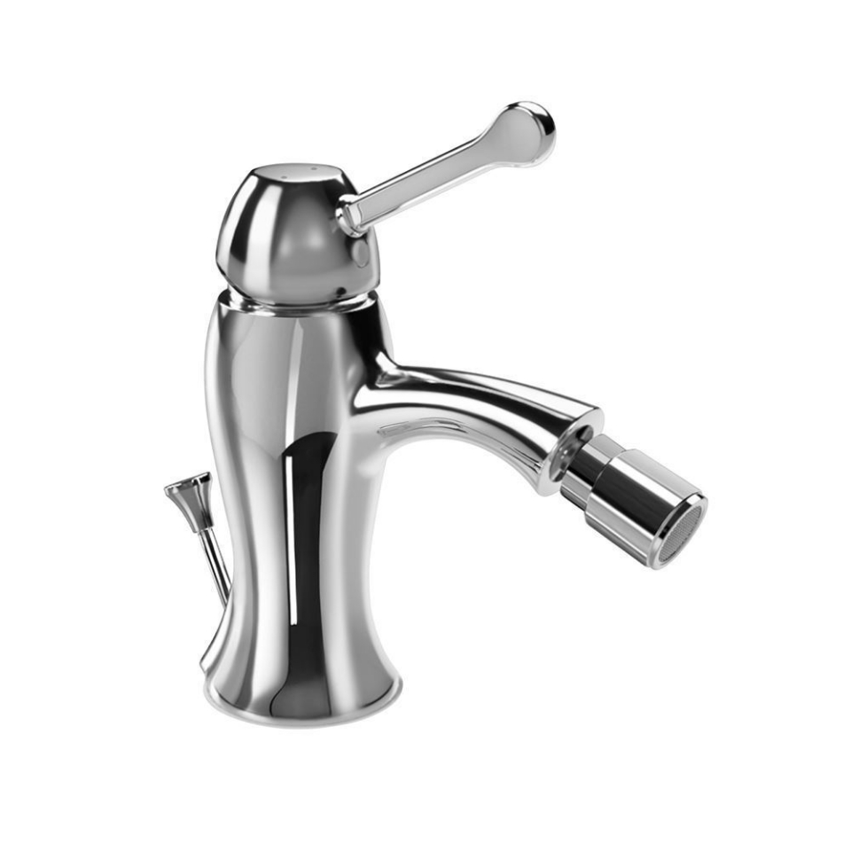 Picture of Single Lever Bidet Mixer with Popup Waste - Chrome 