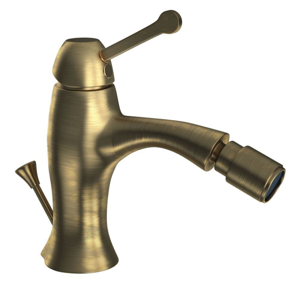 Picture of Single Lever Bidet Mixer with Popup Waste - Antique Bronze 