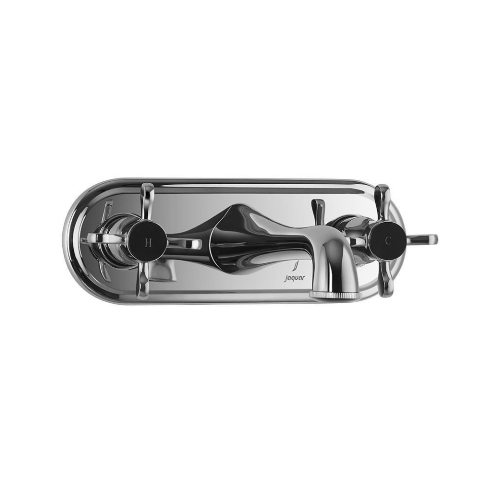 Picture of Built-in Two In-wall Stop Valves - Chrome 