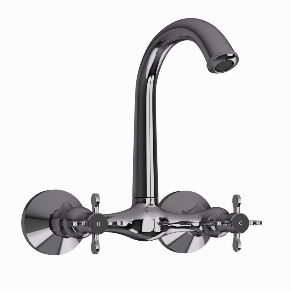 Picture of Sink Mixer - Black Chrome 