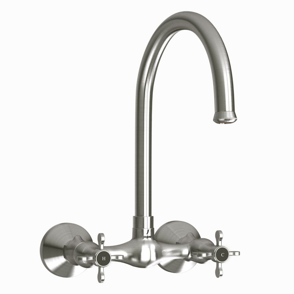 Picture of Sink Mixer with Regular Swivel Spout - Stainless Steel 