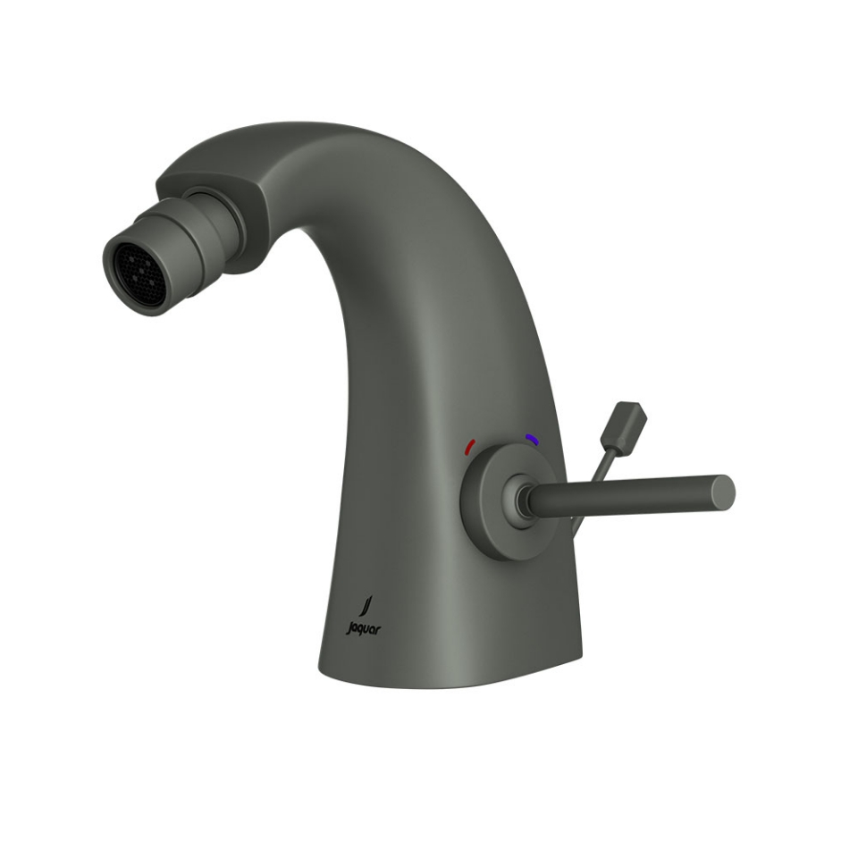 Picture of Joystick Bidet Mixer with Popup Waste - Graphite 