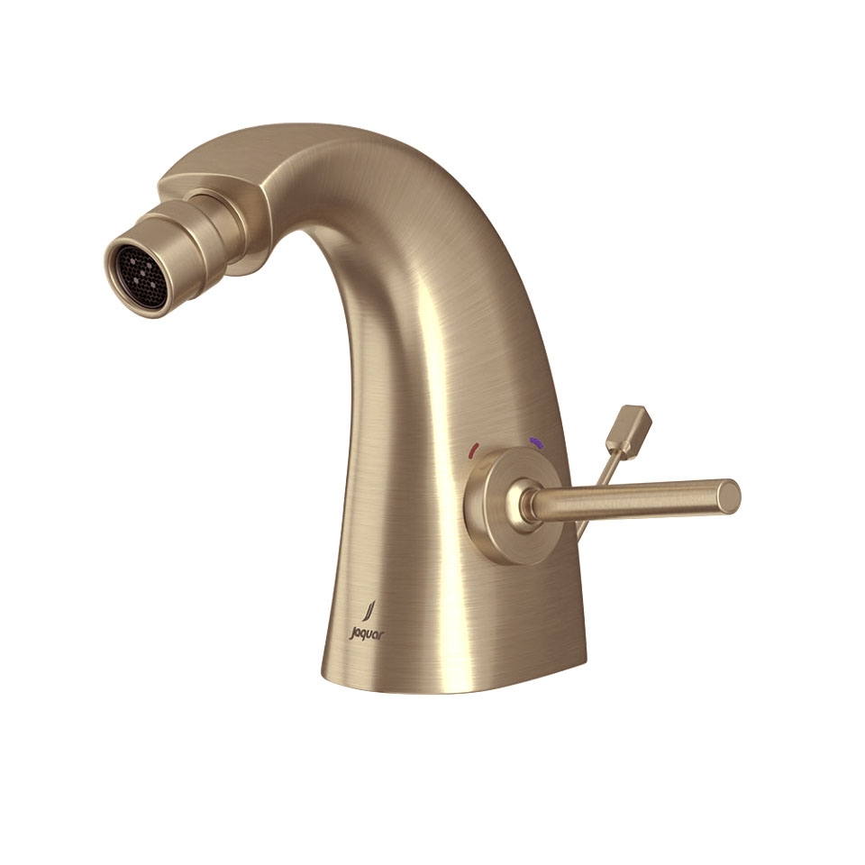 Picture of Joystick Bidet Mixer with Popup Waste - Gold Dust 