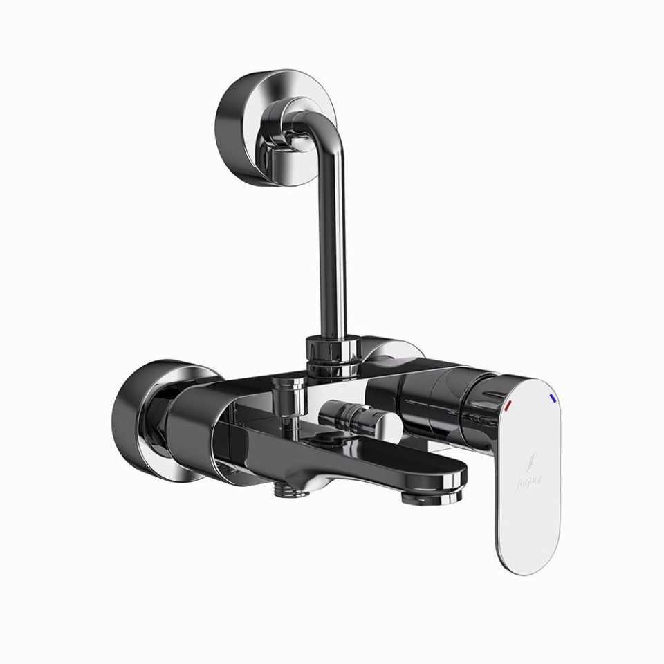 Picture of Single Lever Bath & Shower Mixer 3-in-1 System - Black Chrome 