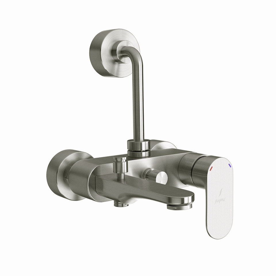 Picture of Single Lever Bath & Shower Mixer 3-in-1 System - Stainless Steel 