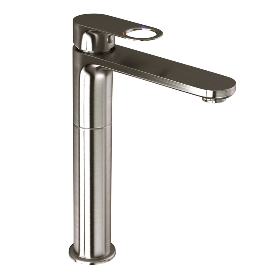 Picture of Single Lever High Neck Basin Mixer - Stainless Steel 