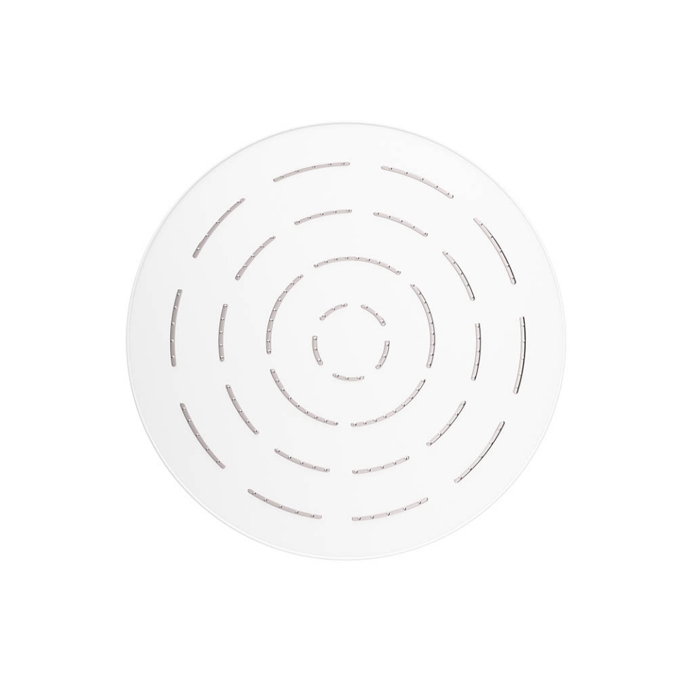 Picture of Single Function Round Shape Maze Overhead Shower - White Matt