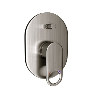 Picture of Exposed Part Kit of Single Lever Hi Flow In-wall Diverter - Stainless Steel 