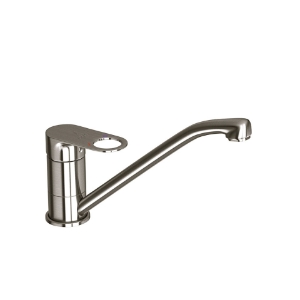 Picture of Single Lever Mono Sink Mixer - Stainless Steel 