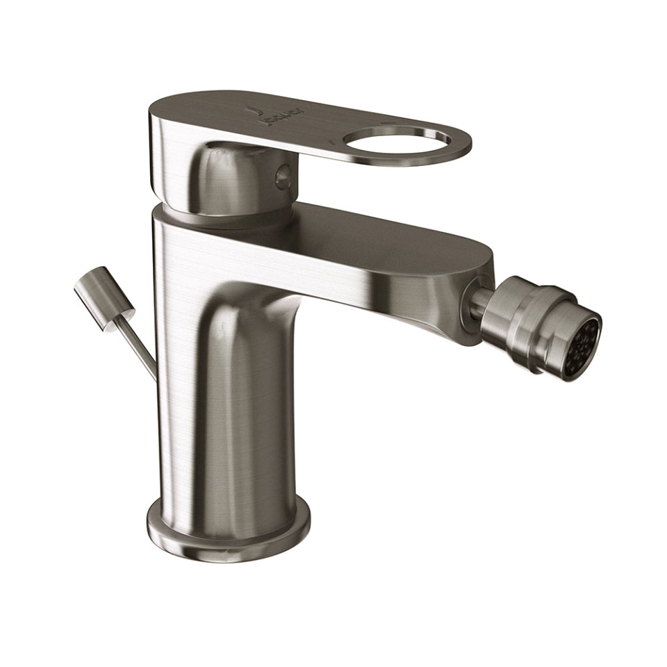 Picture of Single Lever Bidet Mixer with Popup Waste - Stainless Steel 