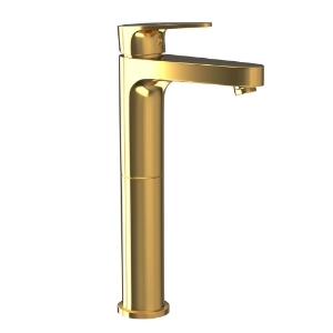 Picture of Single Lever High Neck Basin Mixer -Auric Gold 
