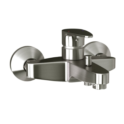 Picture of Single Lever Bath & Shower Mixer - Stainless Steel 