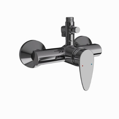 Picture of Single Lever Shower Mixer - Black Chrome 