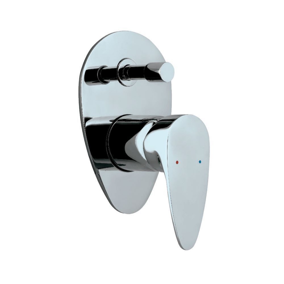 Picture of Exposed Part Kit of Single Lever In-wall Diverter - Chrome 