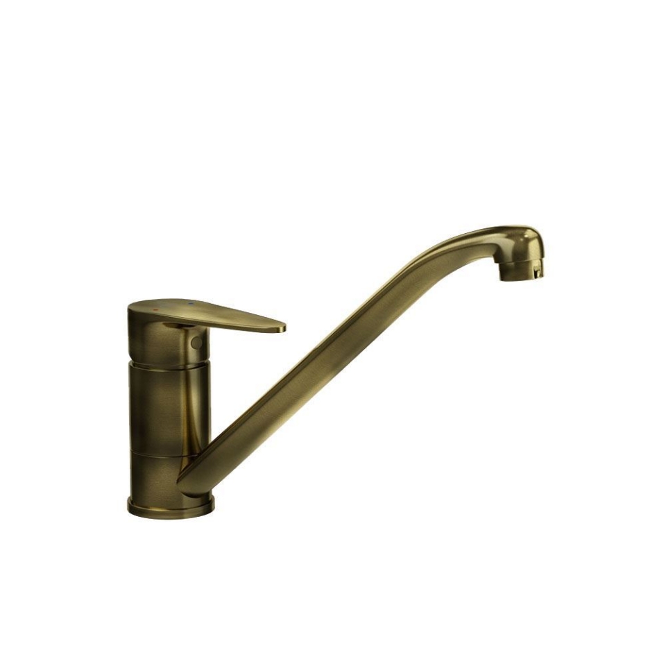 Picture of Single Lever Mono Sink Mixer - Antique Bronze 