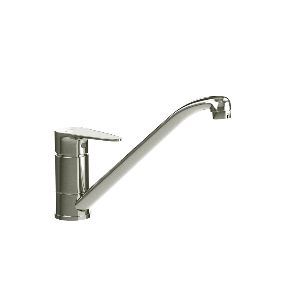 Picture of Single Lever Mono Sink Mixer - Stainless Steel 