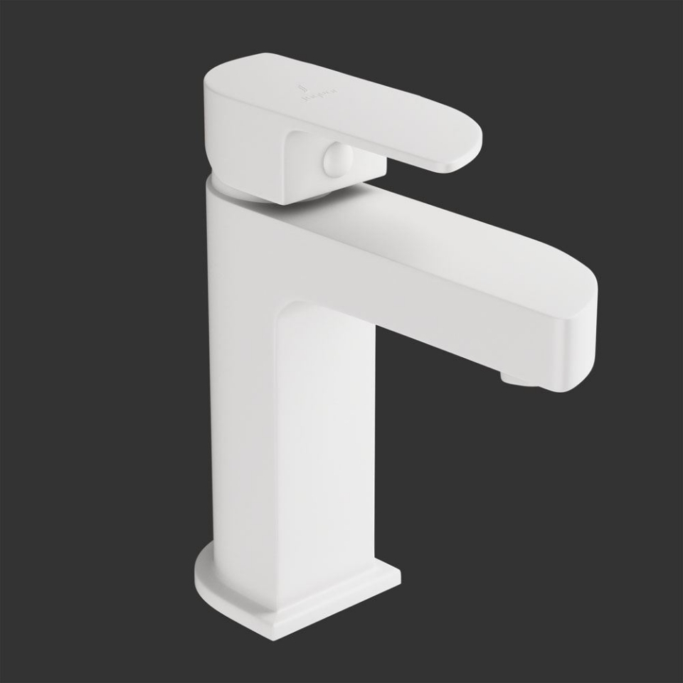 Picture of Single Lever Basin Mixer - White Matt 