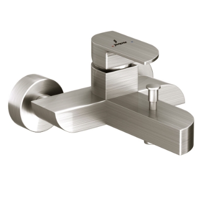 Picture of Single Lever Bath & Shower Mixer - Stainless Steel 