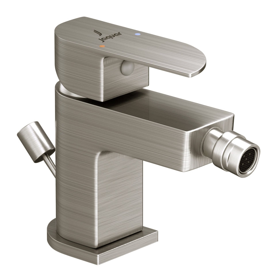 Picture of Single Lever Bidet Mixer with Popup Waste - Stainless Steel 