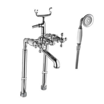 Picture of Bath & Shower Mixer with Telephone Shower Crutch 