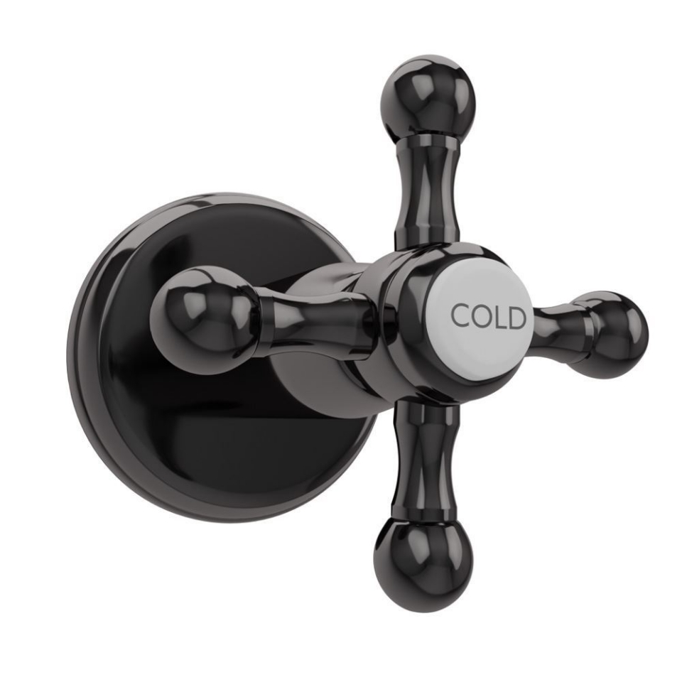 Picture of In-wall Stop Valve - Black Chrome 