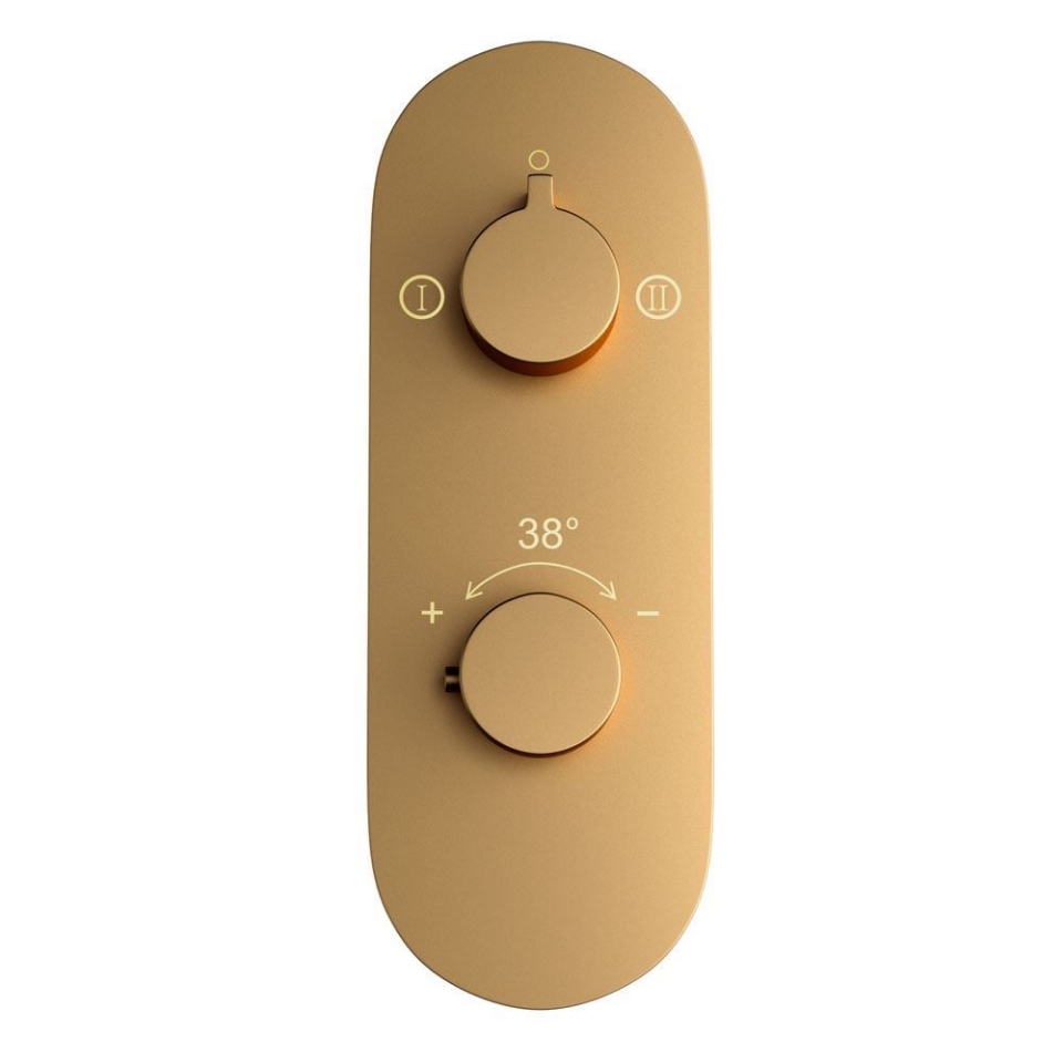 Picture of Aquamax Thermostatic Shower Mixer - Gold Matt PVD 