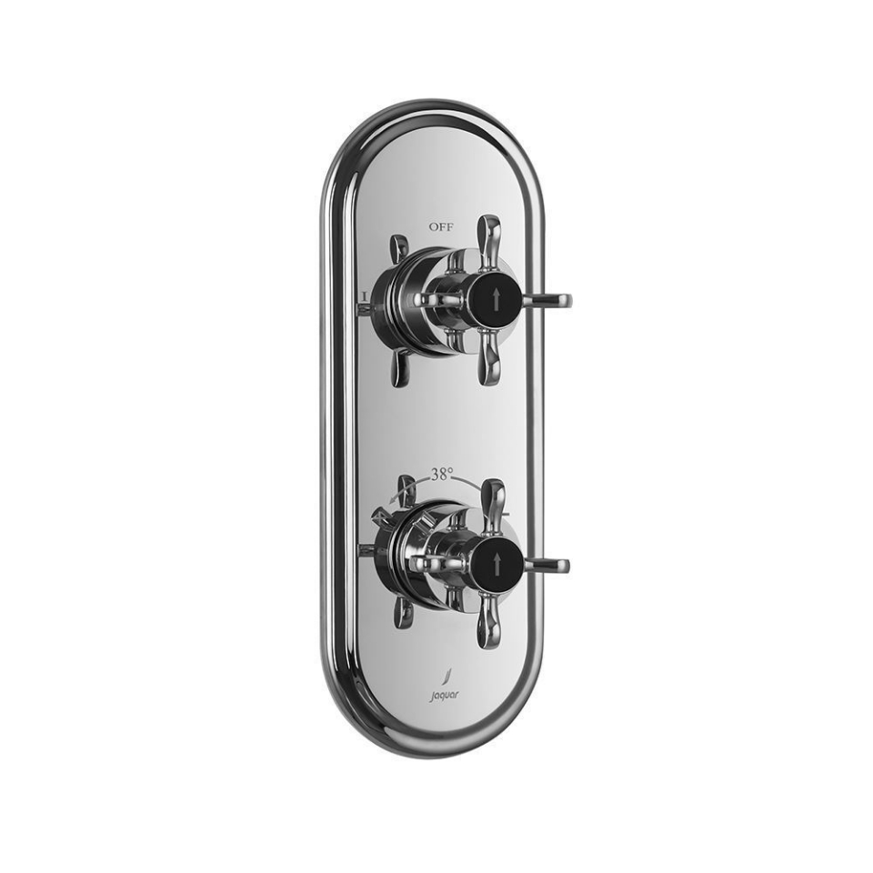 Picture of Aquamax exposed part kit of thermostatic shower mixer with 2-way diverter - Chrome 