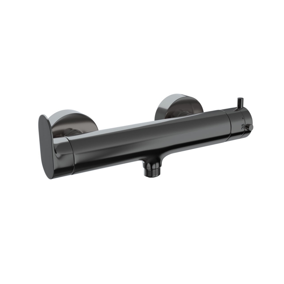 Picture of Opal Prime Thermostatic Bar Valve - Black Chrome 
