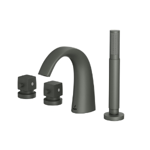 Picture of 4-Hole Thermostatic Bath & Shower Mixer - Graphite 