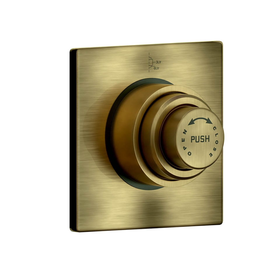 Picture of Metropole Regular In-wall Flush Valve - Antique Bronze 