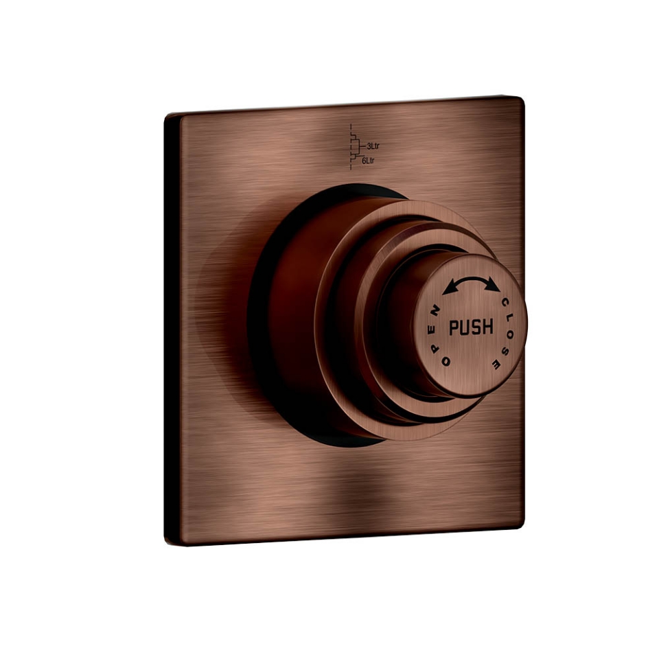 Picture of Metropole Regular In-wall Flush Valve - Antique Copper 