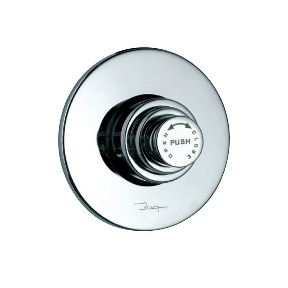 Picture of Metropole Dual Flow In-wall Flush Valve - Chrome 