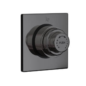 Picture of Metropole Dual Flow In-wall Flush Valve - Black Chrome 