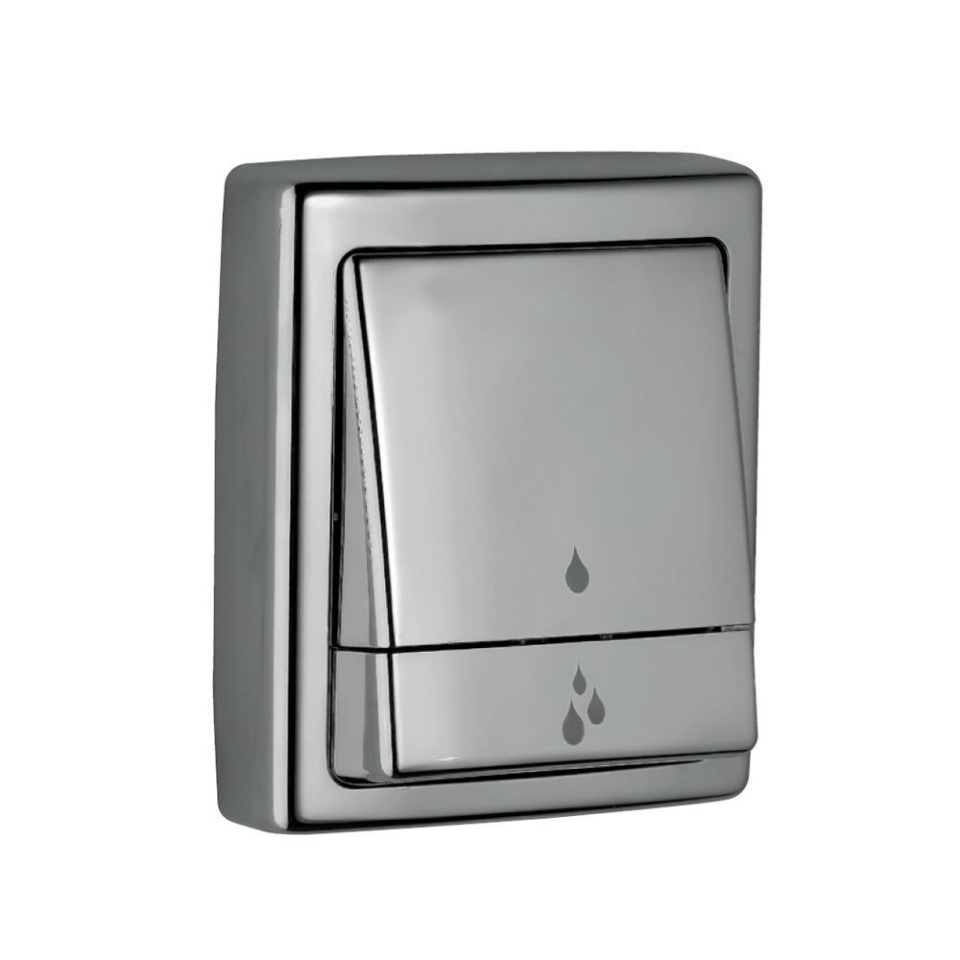 Picture of Metropole Dual Flow In-wall Flush Valve - Chrome 