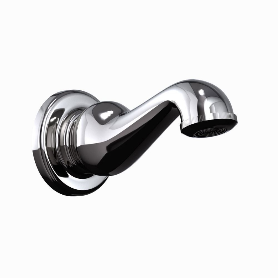 Picture of Queens Bath Spout - Black Chrome 