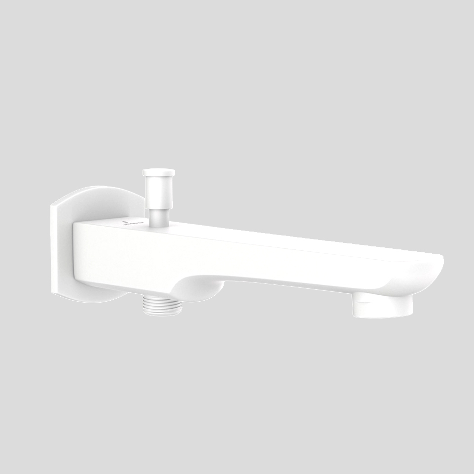 Picture of Kubix Prime Bath Spout - White Matt 