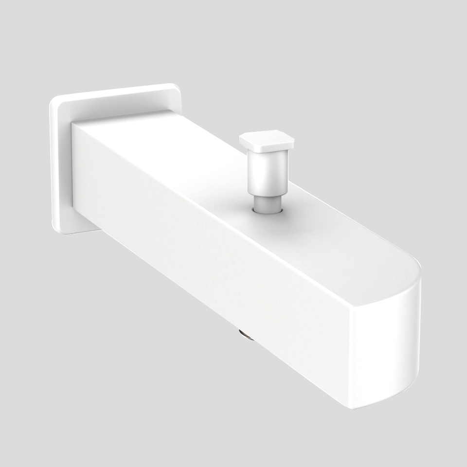 Picture of Vignette Prime Bath Spout - White Matt