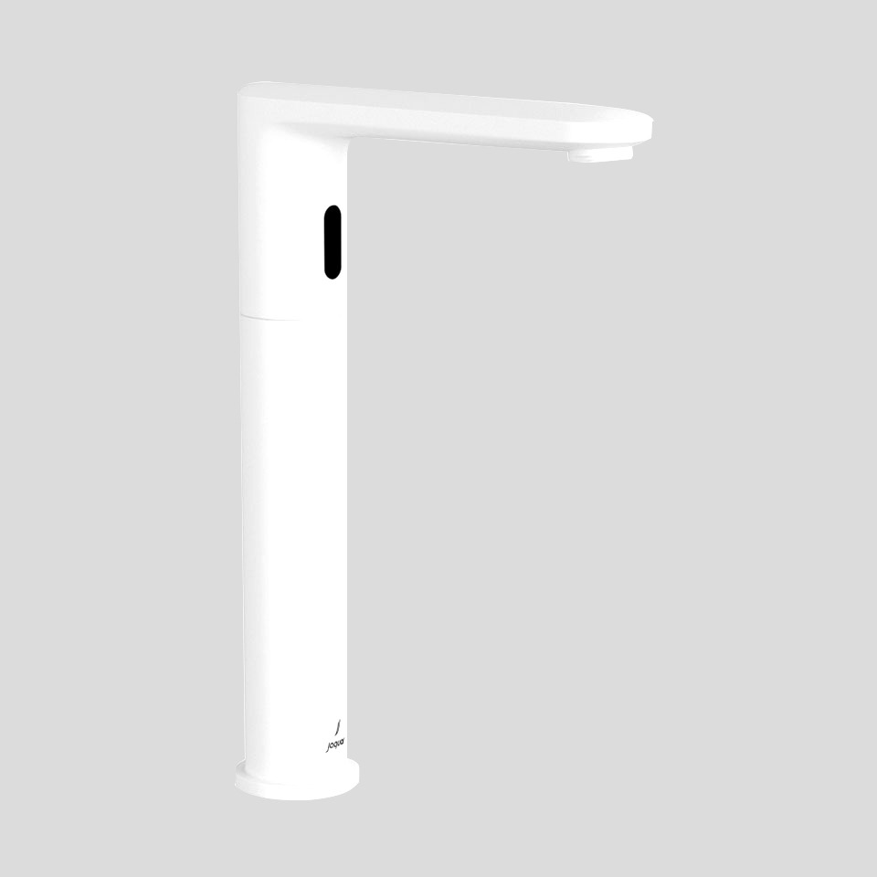 Picture of Opal Prime High Neck Sensor Faucet - White Matt 