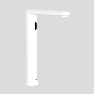 Picture of Opal Prime High Neck Sensor Faucet - White Matt 