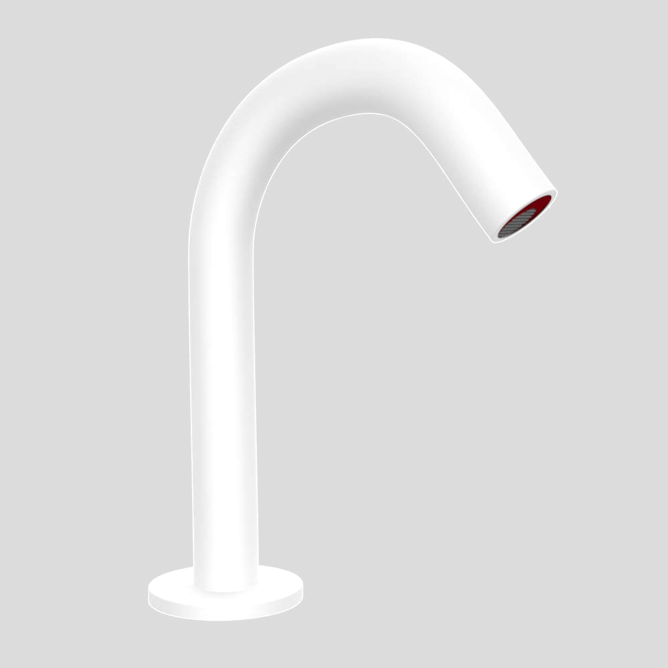 Picture of Blush Deck Mounted Sensor faucet - White Matt 