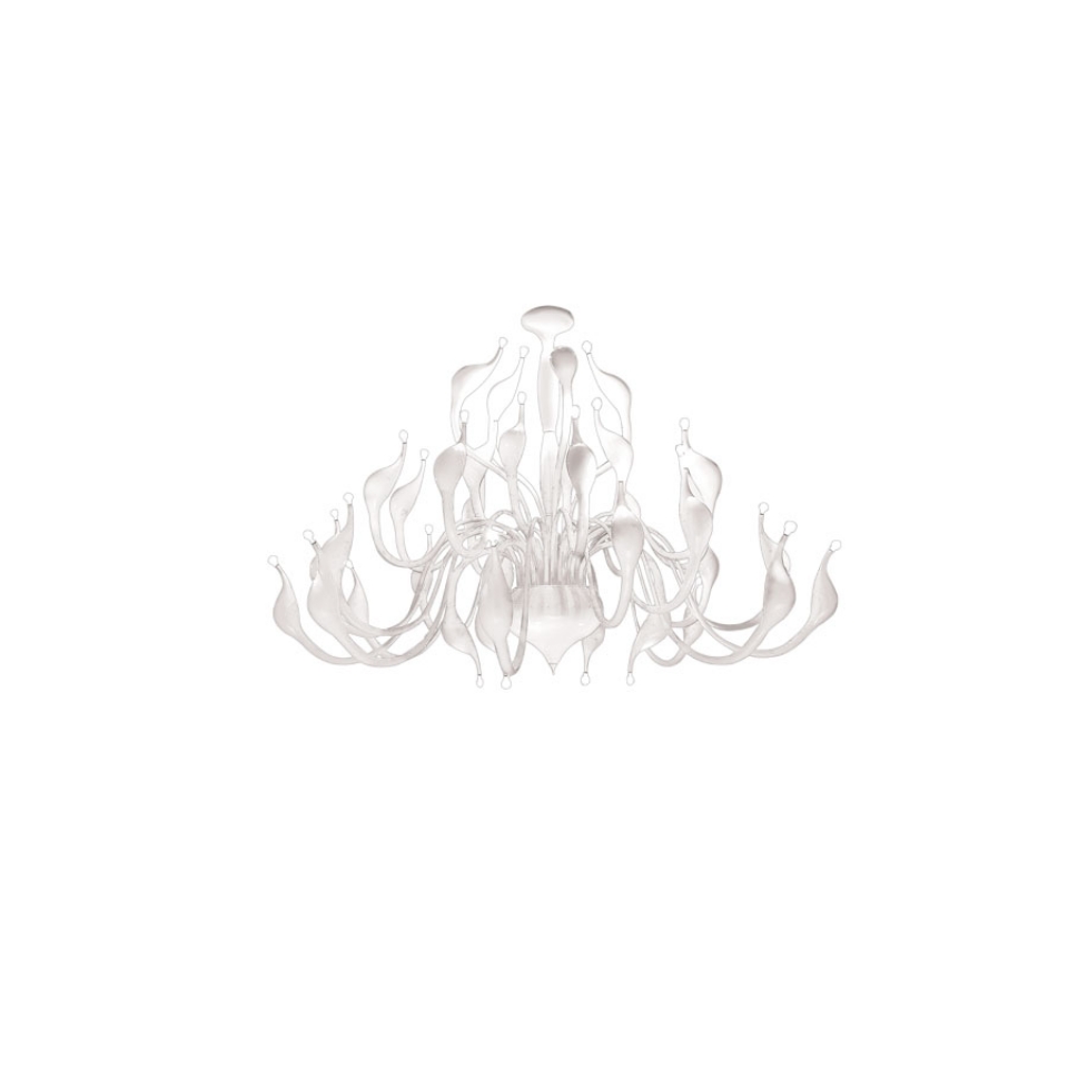 Picture of Meta Swan Chandelier - White