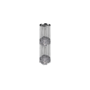 Picture of 2 Tier Metal string Ceiling Light - Chrome