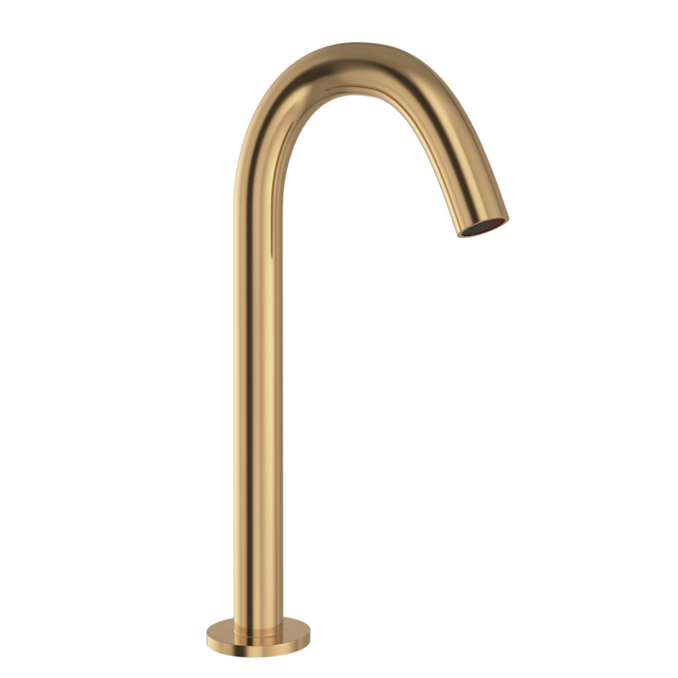 Picture of Blush High Neck Deck Mounted Sensor faucet - Auric Gold 