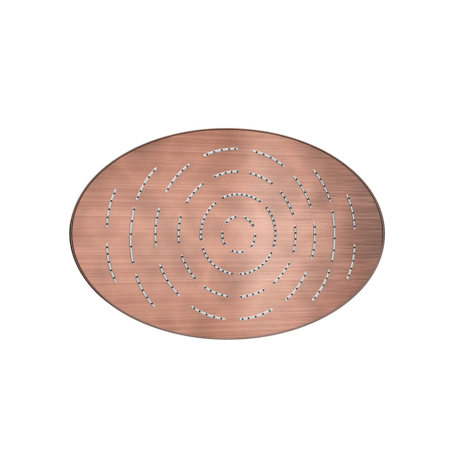 Picture of Oval Shape Maze Overhead Shower - Antique Copper