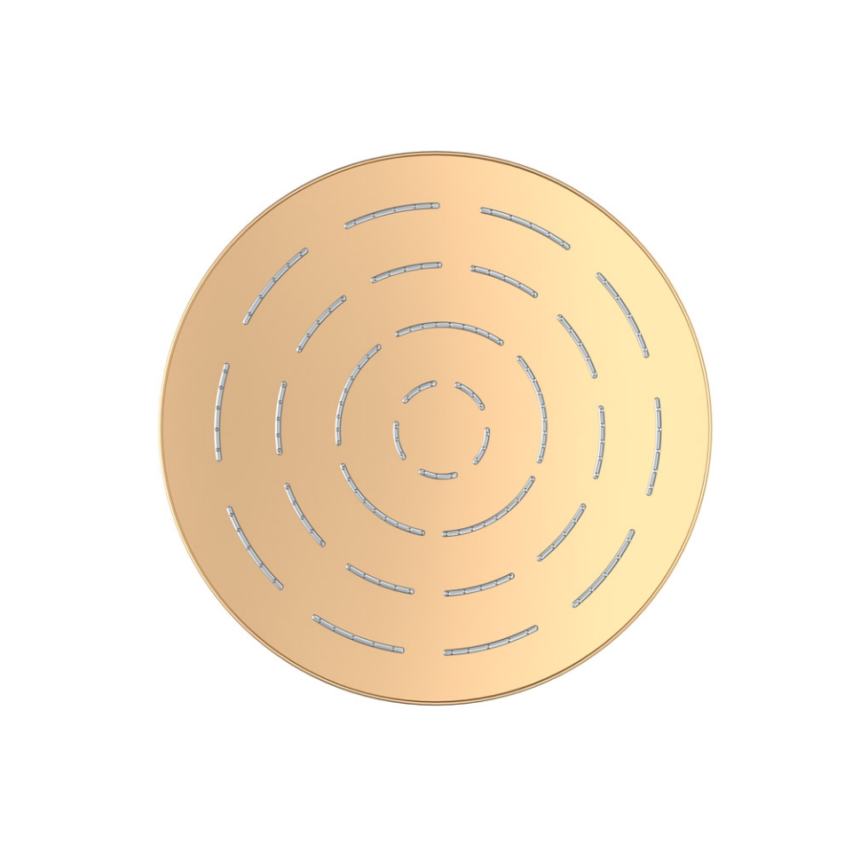 Picture of Round Shape Maze Overhead Shower - Auric Gold