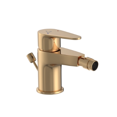 Picture of Single Lever Bidet Mixer with Popup Waste - Auric Gold 